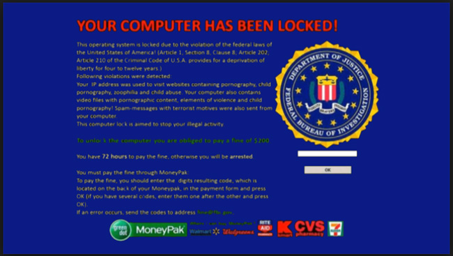 FBI Virus Malware, Are you seeing this on your computer, Email or Call Eddie Taylor at ET Computer Repair 949-888-8698